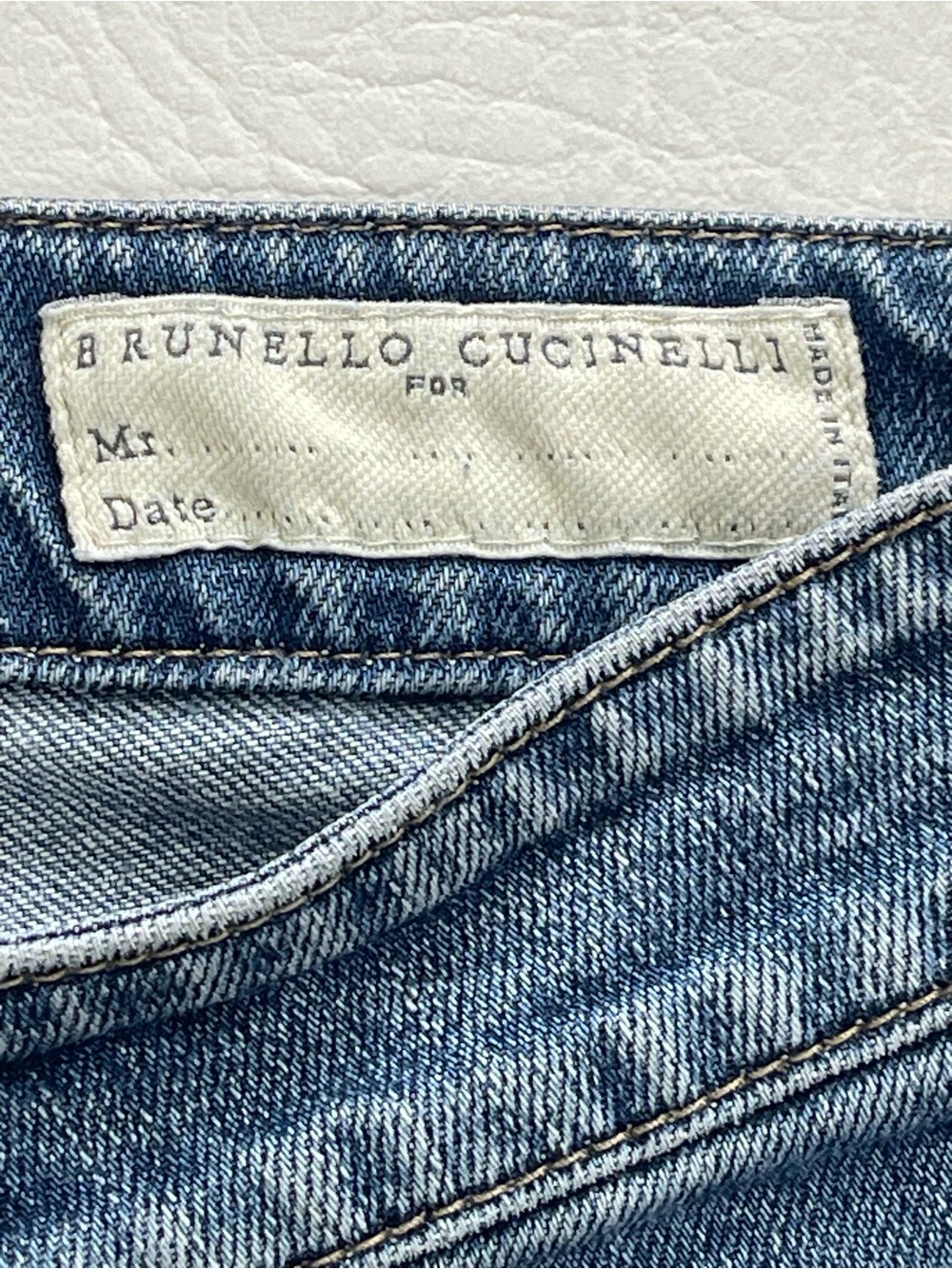Brunello Cucinelli Skinny Fit Jeans IT 46 Made In Italy Button Fly Stretch Denim - Picture 14 of 15